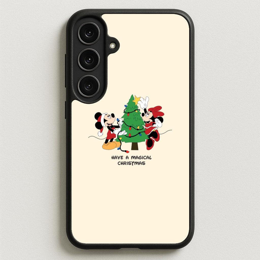 Festive Fairytale Mice - Christmas Phone Case for Galaxy S25FE