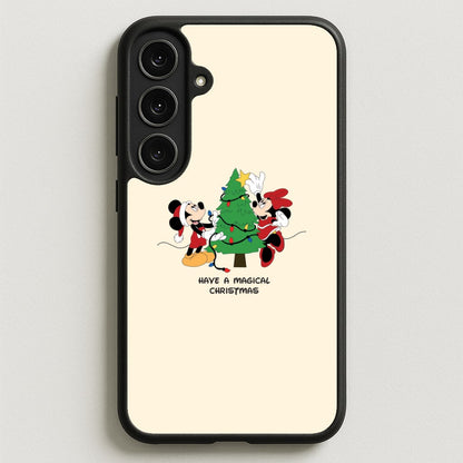 Festive Fairytale Mice - Christmas Phone Case for Galaxy S25FE
