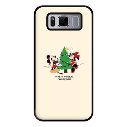 Festive Fairytale Mice - Christmas Phone Case for Galaxy S8 Plus