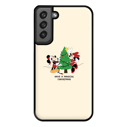 Festive Fairytale Mice - Christmas Phone Case for Galaxy S21FE