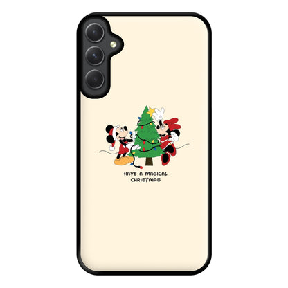 Festive Fairytale Mice - Christmas Phone Case for Galaxy A54