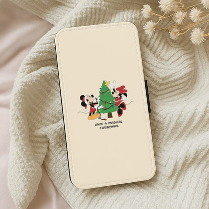 Festive Fairytale Mice - Christmas Wallet Phone Case