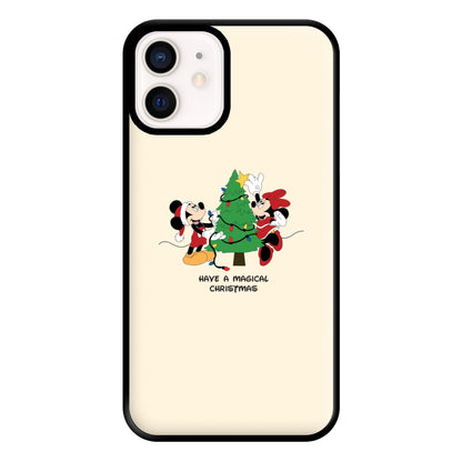 Festive Fairytale Mice - Christmas Phone Case for iPhone 12 Mini