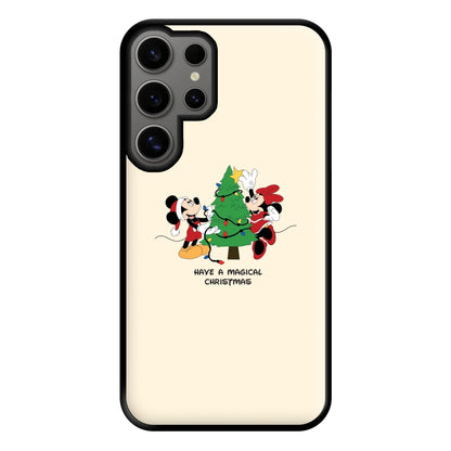 Festive Fairytale Mice - Christmas Phone Case for Galaxy S24 Ultra