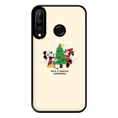 Festive Fairytale Mice - Christmas Phone Case for Huawei P30 Lite