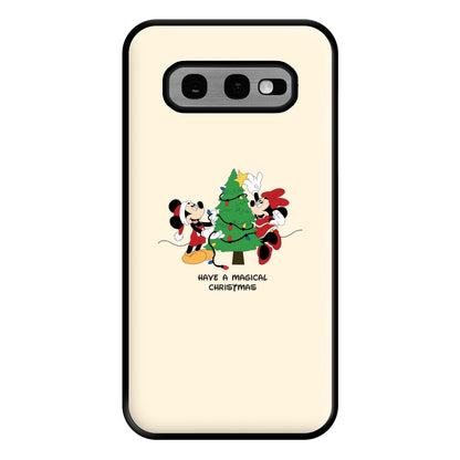 Festive Fairytale Mice - Christmas Phone Case for Galaxy S10e