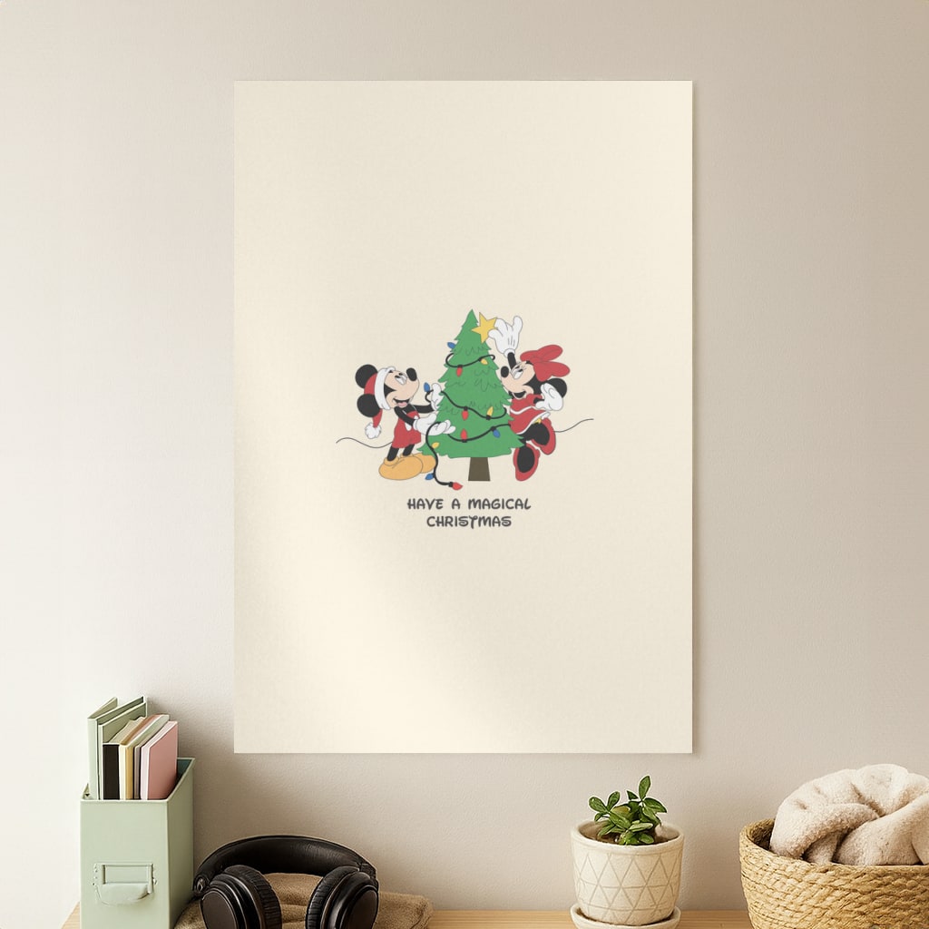 Festive Fairytale Mice - Christmas Poster