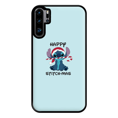 Happy Blue Alienmas - Christmas Phone Case for Huawei P30 Pro