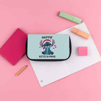 Happy Blue Alienmas - Christmas Pencil Case