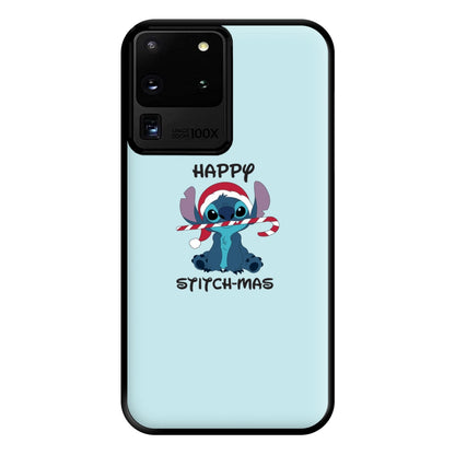 Happy Blue Alienmas - Christmas Phone Case for Galaxy S20 Ultra