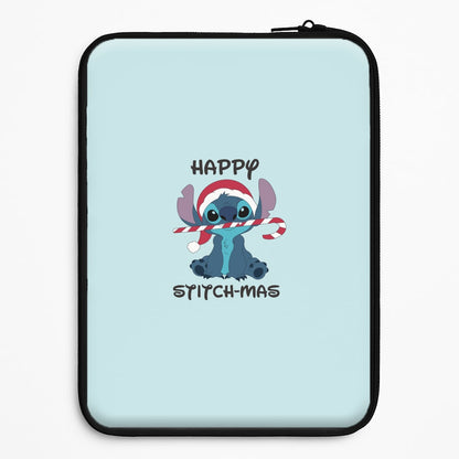 Happy Blue Alienmas - Christmas Universal Laptop Sleeve