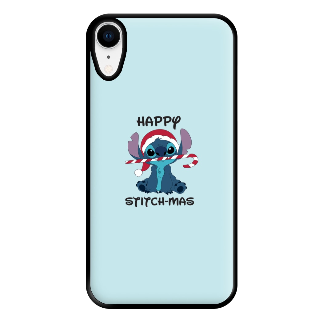 Happy Blue Alienmas - Christmas Phone Case for iPhone XR