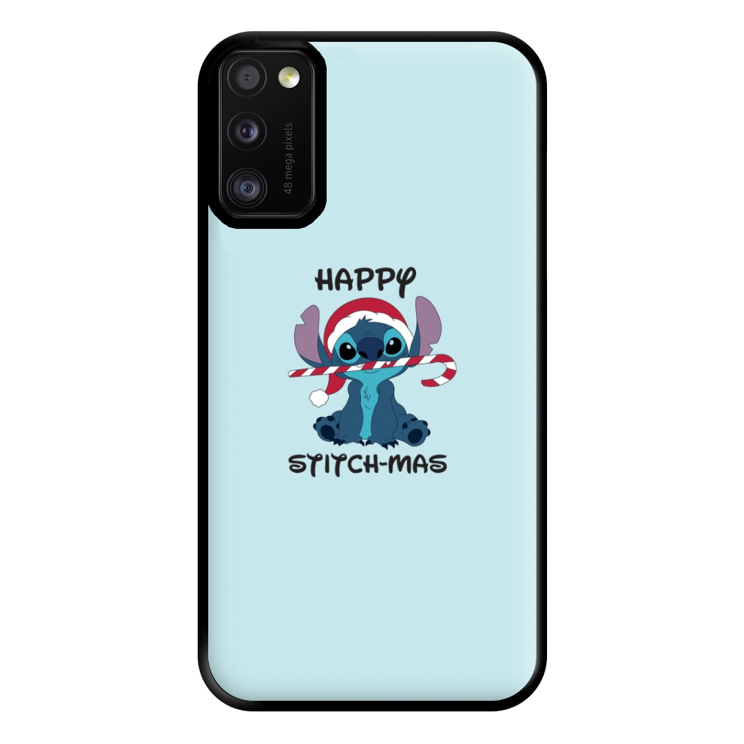 Happy Blue Alienmas - Christmas Phone Case for Galaxy A41