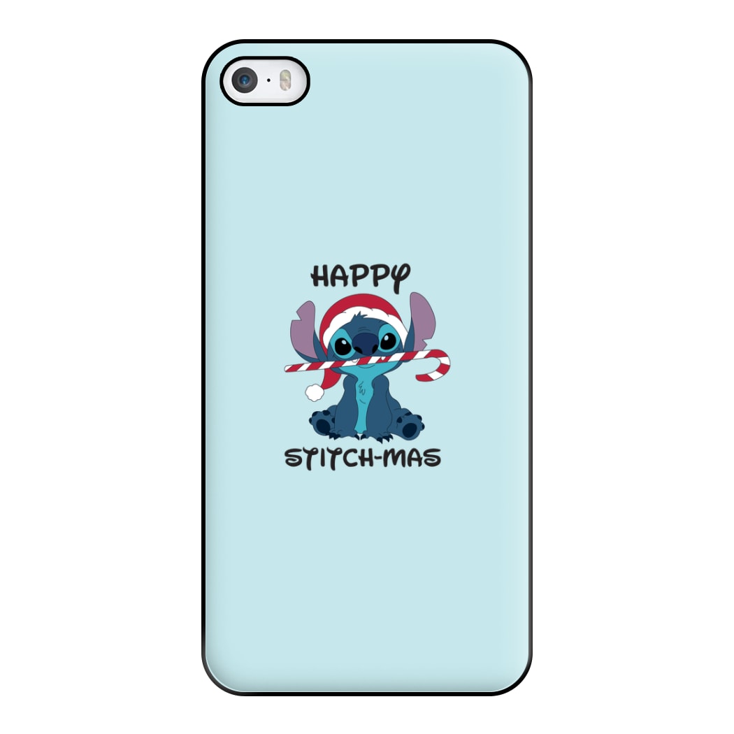 Happy Blue Alienmas - Christmas Phone Case for iPhone 5 / 5s / SE 2016