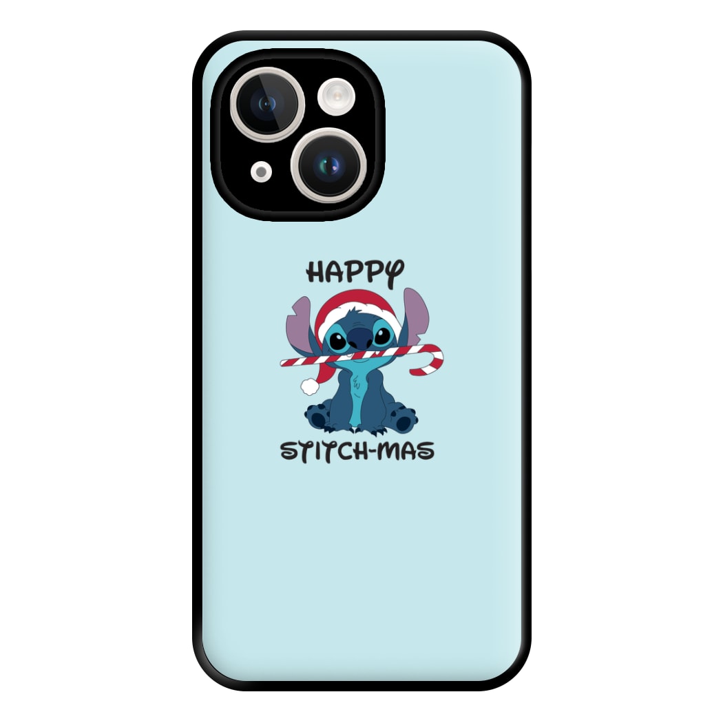 Happy Blue Alienmas - Christmas Phone Case for iPhone 14 Plus