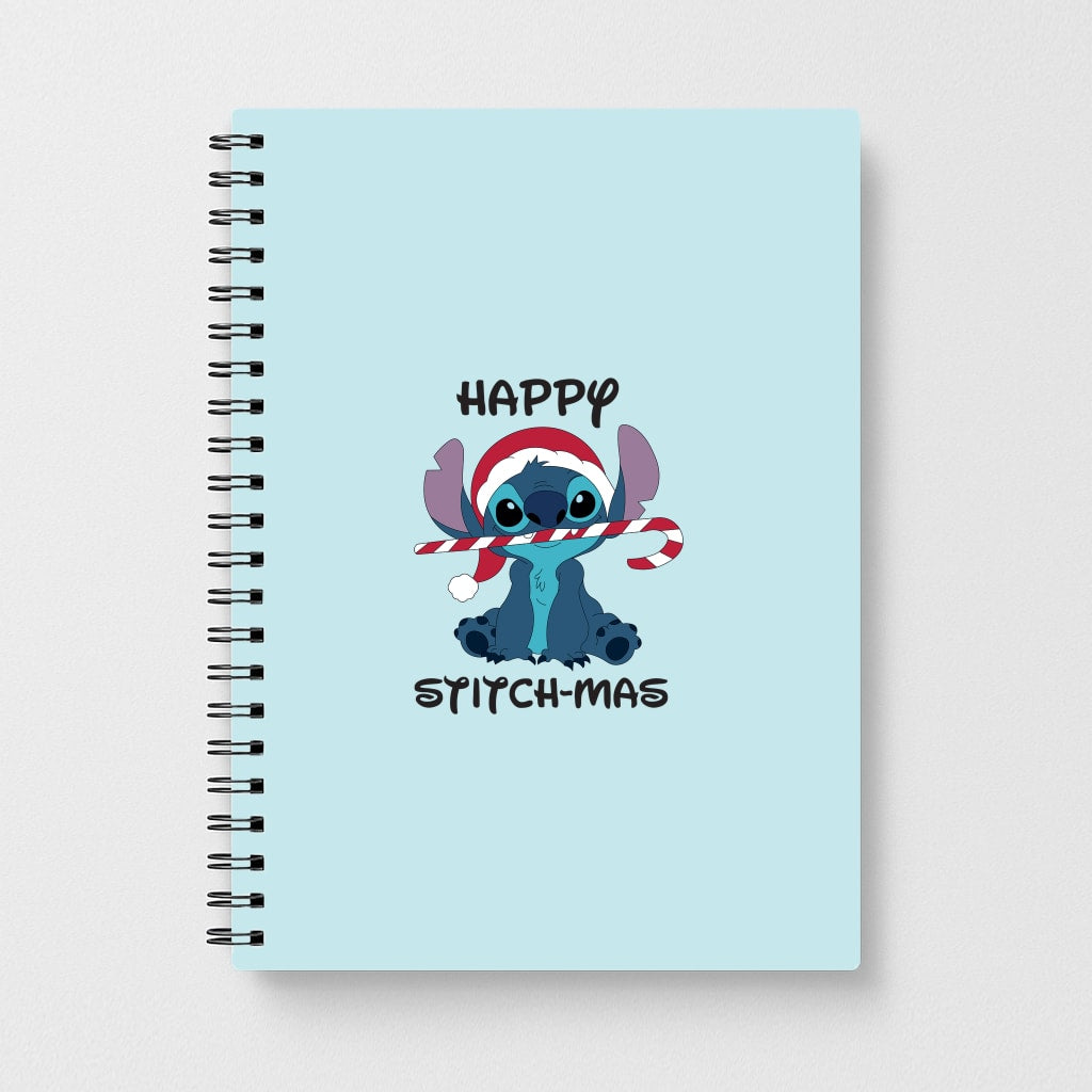 Happy Blue Alienmas - Christmas Notebook