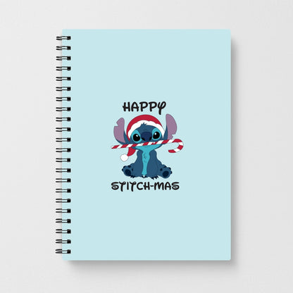 Happy Blue Alienmas - Christmas Notebook