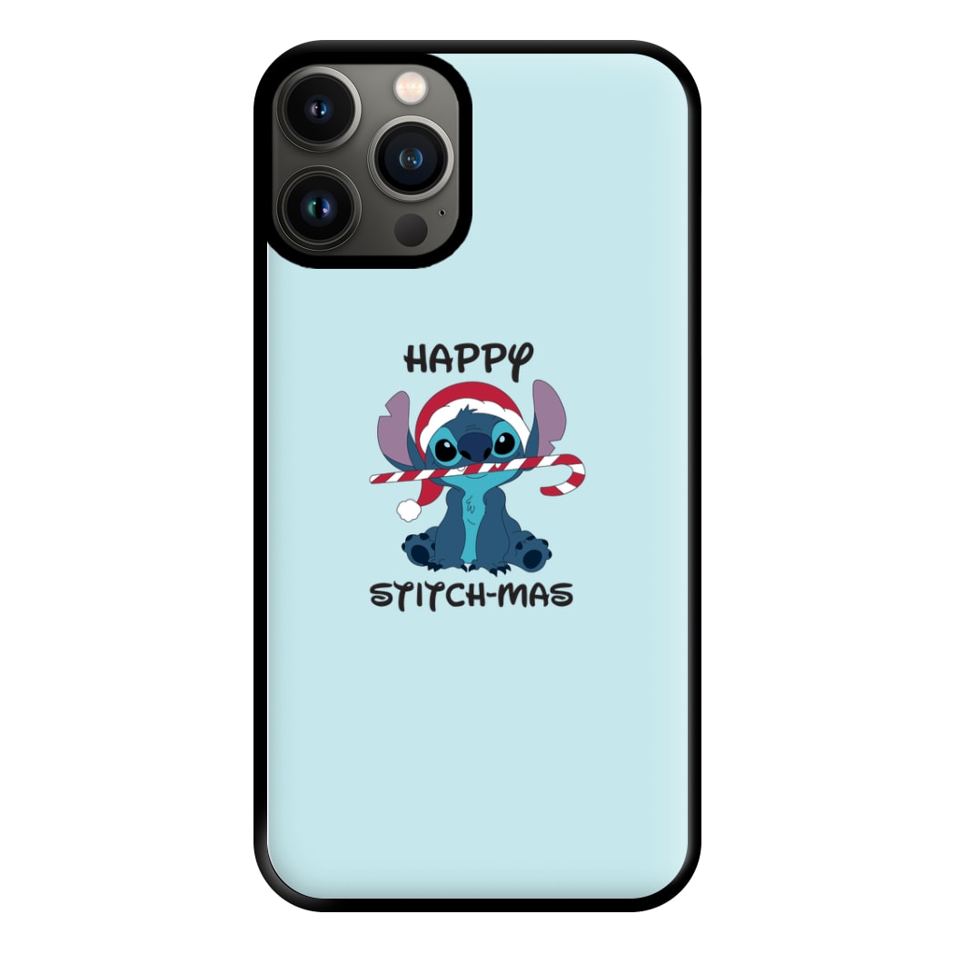 Happy Blue Alienmas - Christmas Phone Case for iPhone 13 Pro Max