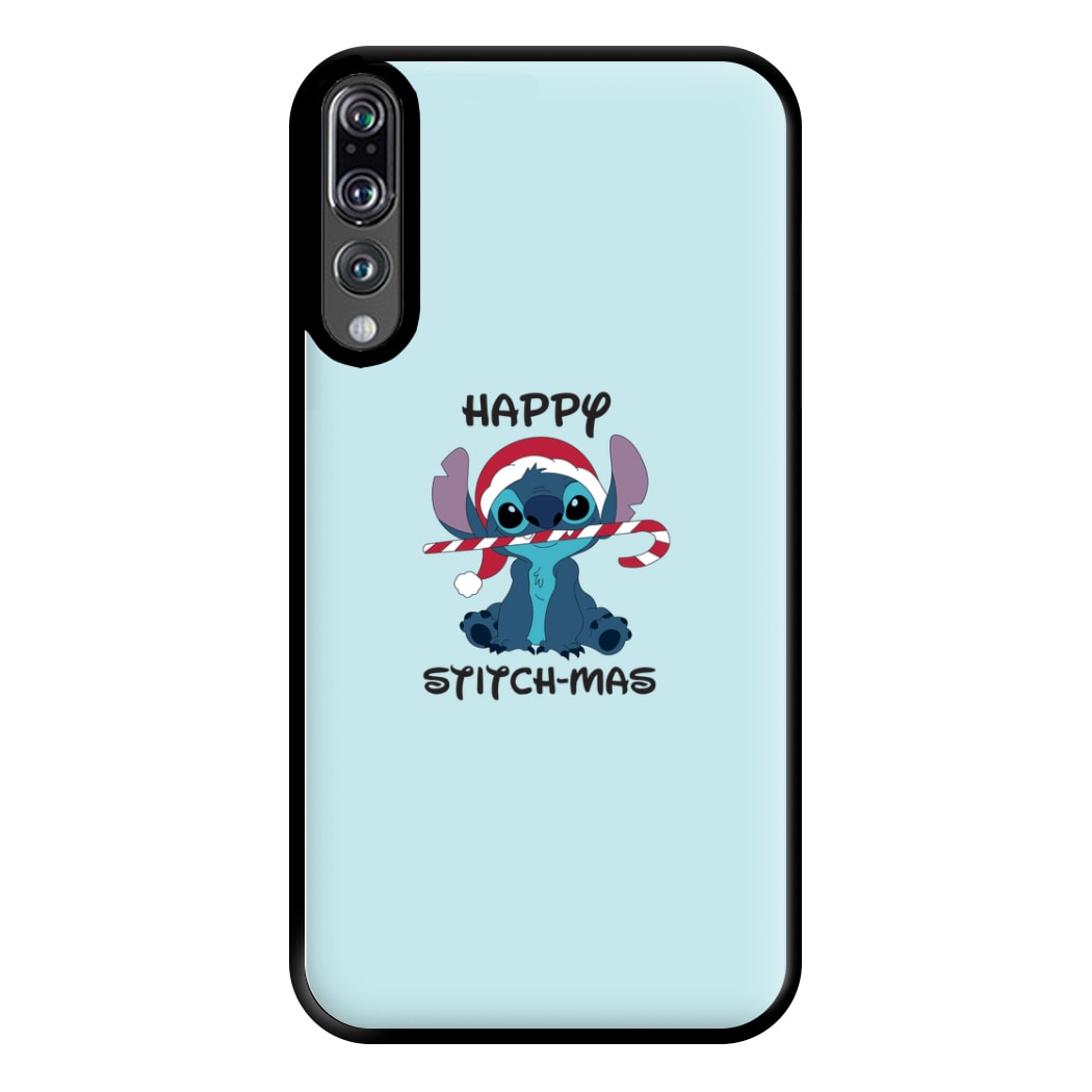 Happy Blue Alienmas - Christmas Phone Case for Huawei P20 Pro