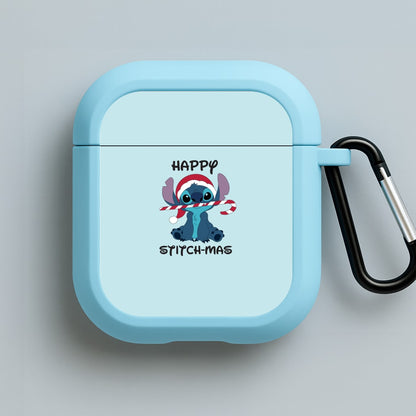 Happy Blue Alienmas - Christmas Blue AirPods Case