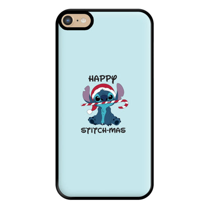 Happy Blue Alienmas - Christmas Phone Case for iPhone 6 Plus / 7 Plus / 8 Plus