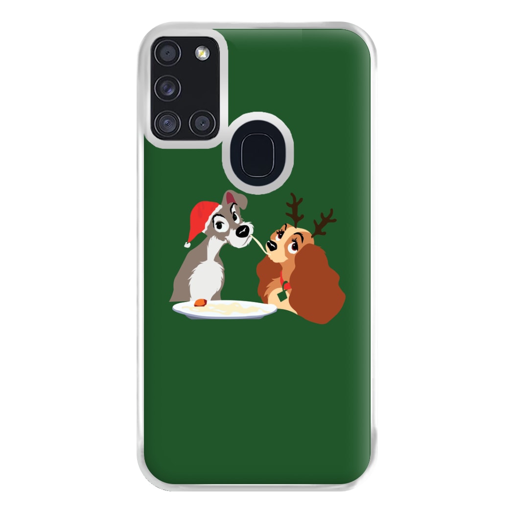 Christmas Lady Phone Case for Galaxy A21s