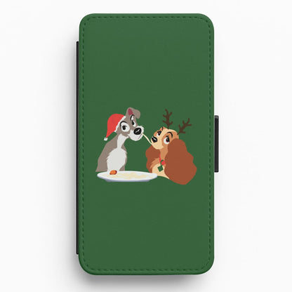 Christmas Lady Flip / Wallet Phone Case