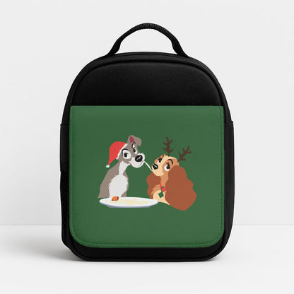 Christmas Lady Insulated Lunchbox