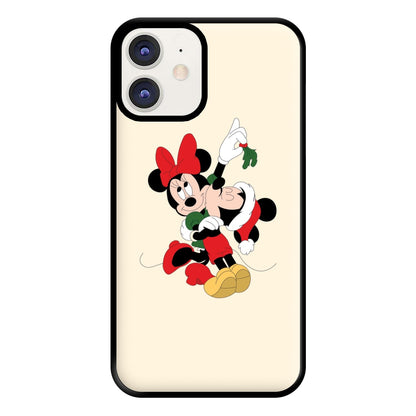 Mistletoe Fairytale Mice - Christmas Phone Case for iPhone 12 / 12 Pro