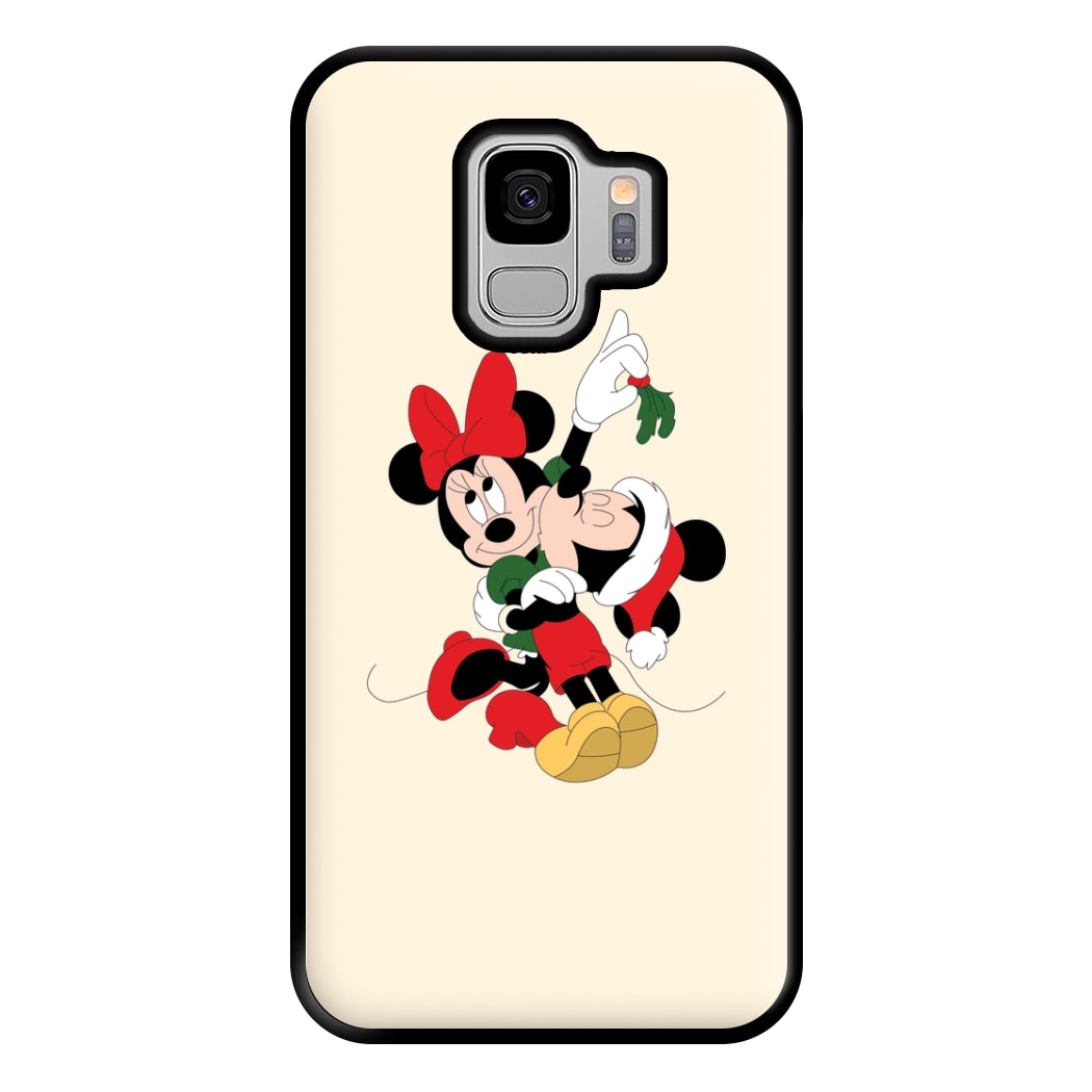 Mistletoe Fairytale Mice - Christmas Phone Case for Galaxy S9 Plus