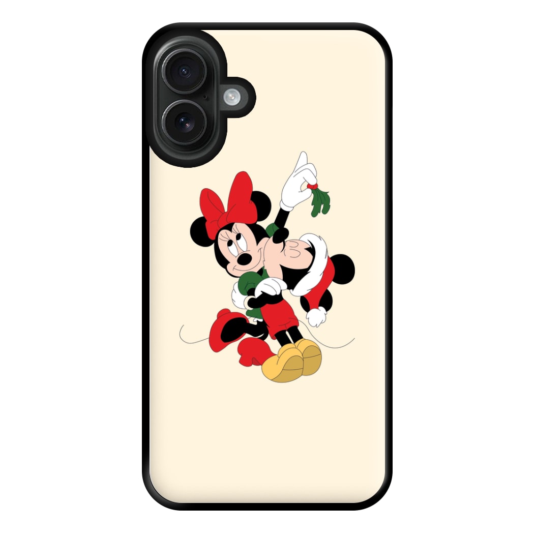 Mistletoe Fairytale Mice - Christmas Phone Case for iPhone 16 Plus