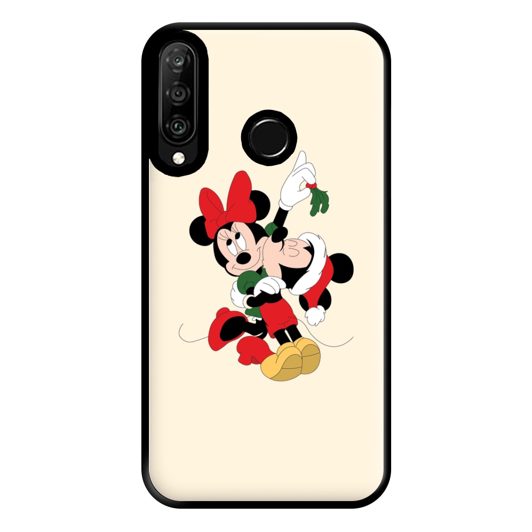 Mistletoe Fairytale Mice - Christmas Phone Case for Huawei P30 Lite