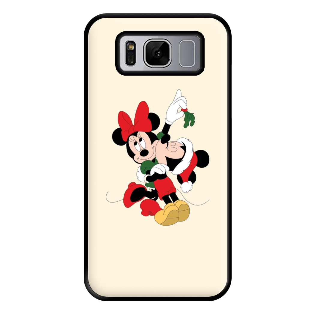 Mistletoe Fairytale Mice - Christmas Phone Case for Galaxy S8 Plus