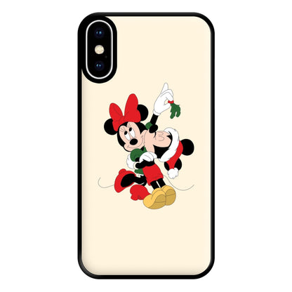 Mistletoe Fairytale Mice - Christmas Phone Case for iPhone XS Max