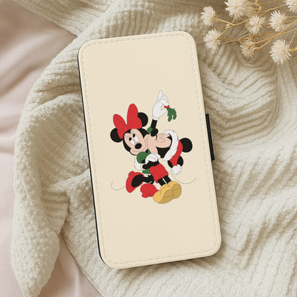 Mistletoe Fairytale Mice - Christmas Wallet Phone Case