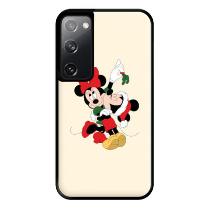 Mistletoe Fairytale Mice - Christmas Phone Case for Galaxy S20