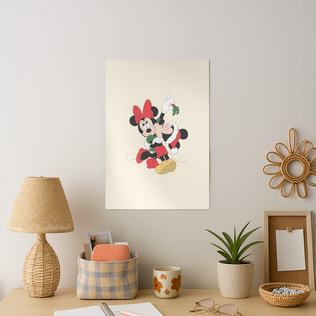 Mistletoe Fairytale Mice - Christmas Art Print