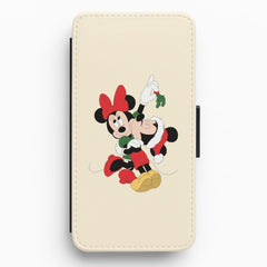 Mistletoe Fairytale Mice - Christmas Flip / Wallet Phone Case