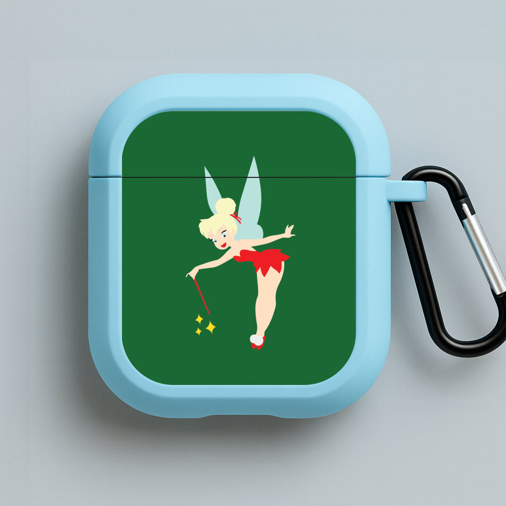 Christmas Tinkerbell Blue AirPods Case