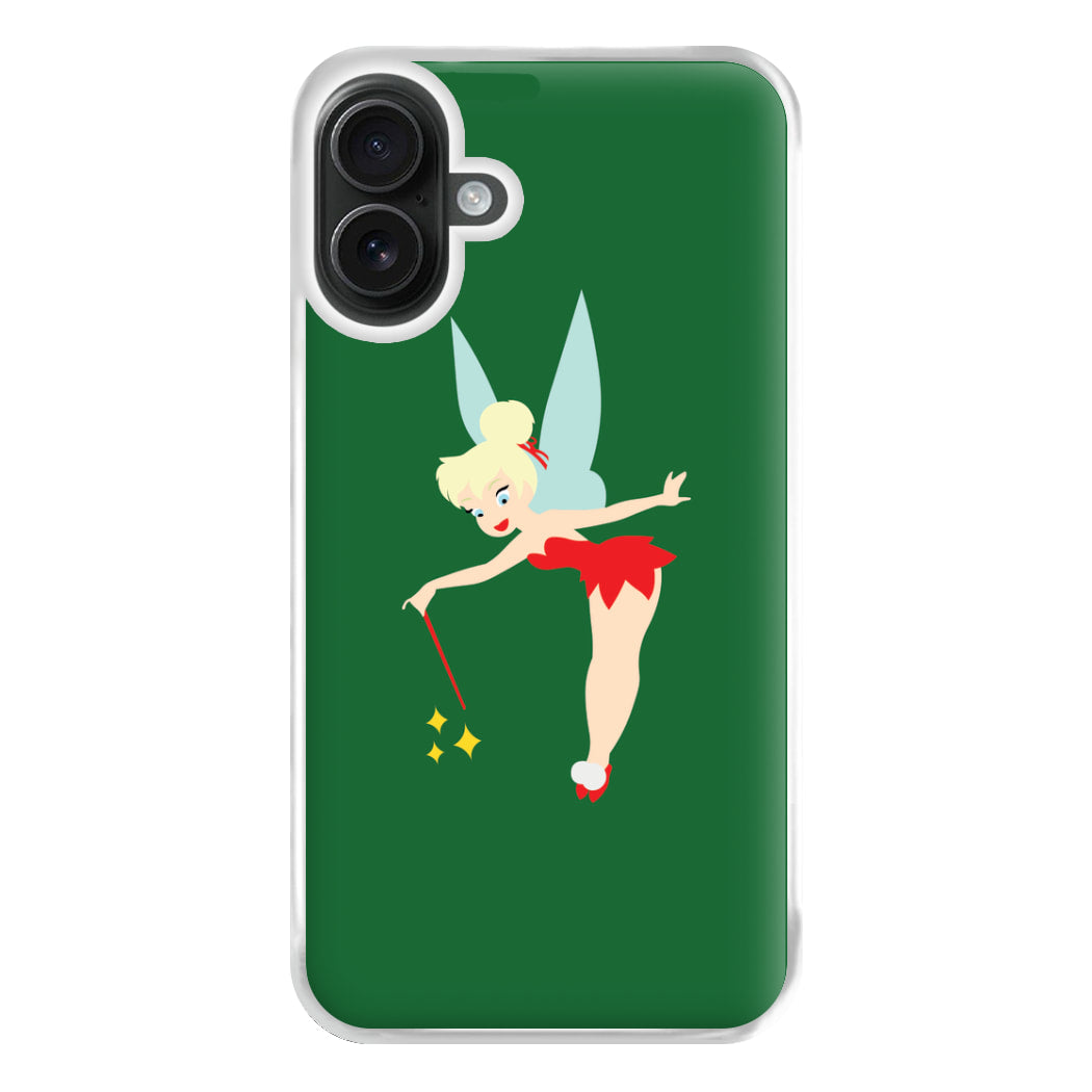 Christmas Tinkerbell Phone Case for iPhone 16 Plus