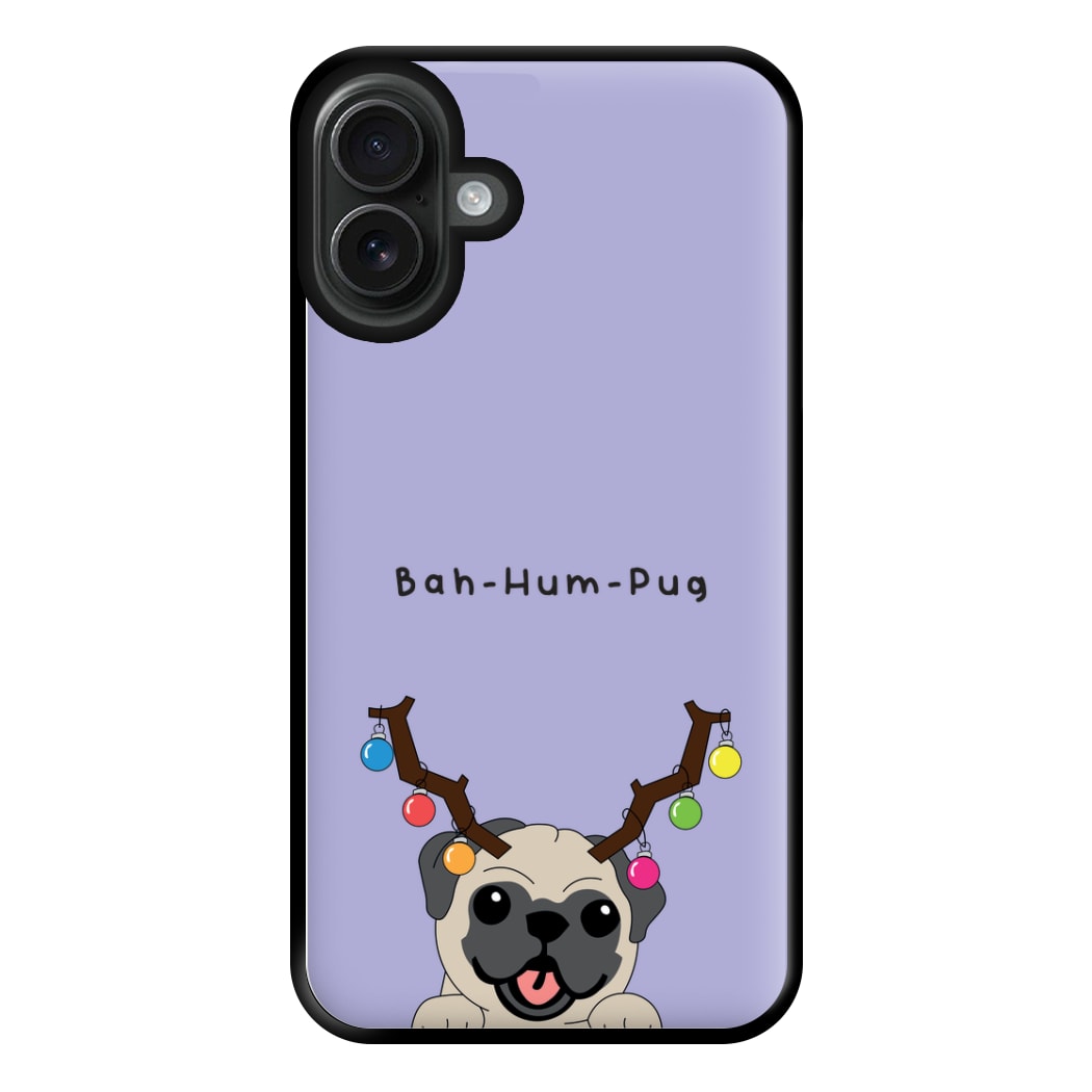 Buh-hum-pug - Christmas Phone Case for iPhone 16 Plus