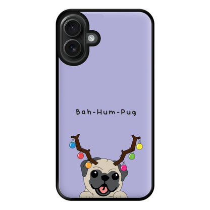 Buh-hum-pug - Christmas Phone Case for iPhone 16 Plus