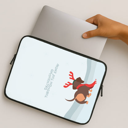 Dachshund Through The Snow - Christmas MacBook Case