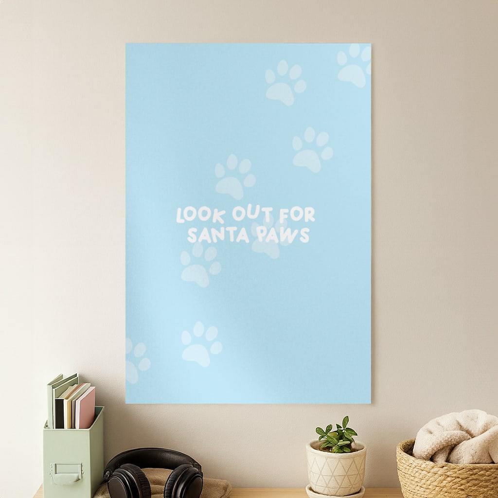 Santa Paws - Christmas Poster