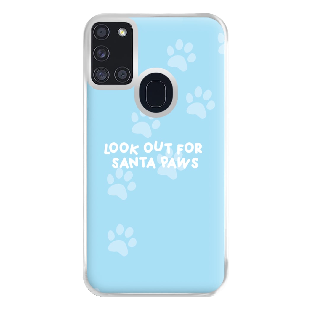 Santa Paws - Christmas Phone Case for Galaxy A21s