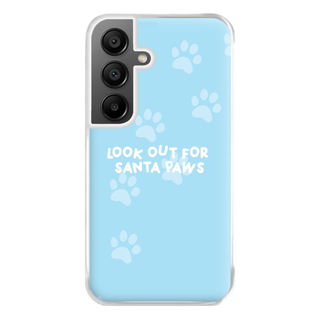 Santa Paws - Christmas Phone Case for Galaxy A55