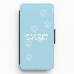 Santa Paws - Christmas Flip / Wallet Phone Case