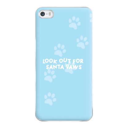 Santa Paws - Christmas Phone Case for iPhone 5 / 5s / SE 2016