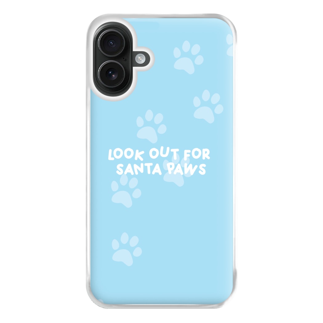 Santa Paws - Christmas Phone Case for iPhone 16 Plus