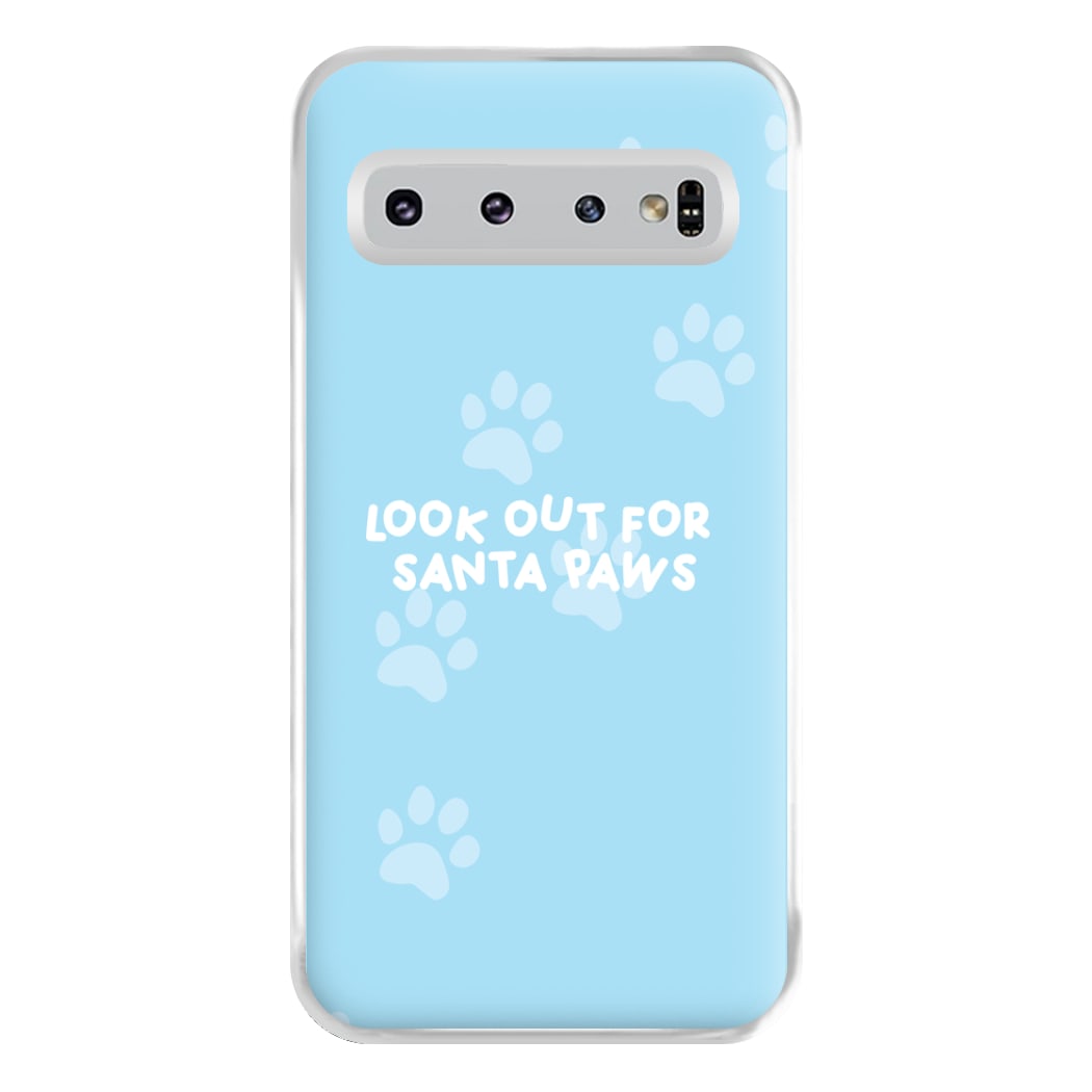 Santa Paws - Christmas Phone Case for Galaxy S10 Plus